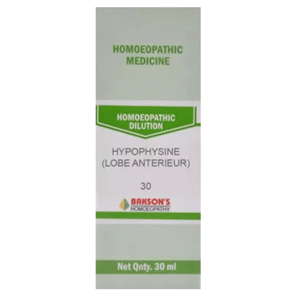 Bakson's Homeopathy Hypophysine (Lobe Anterieur) Dilution 30 Bakson's Homeopathy Hypophysine (Lobe Anterieur) Dilution 30