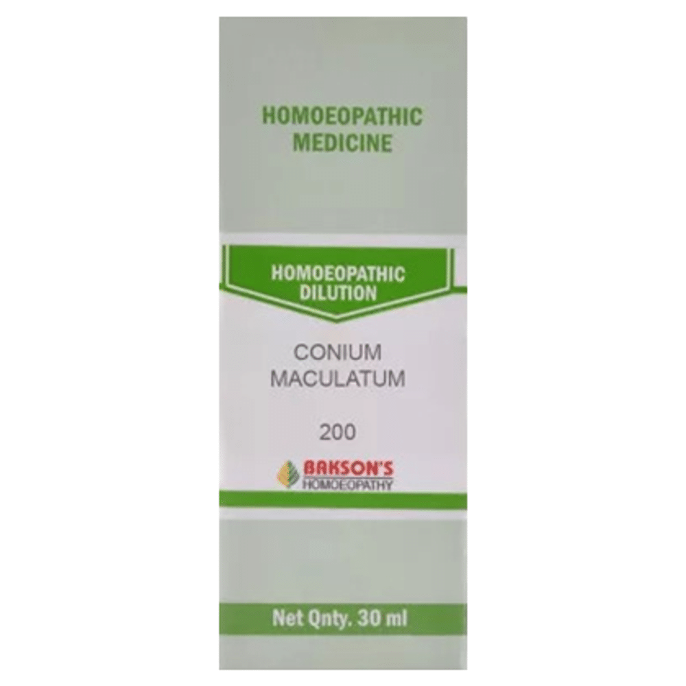 Bakson's Homeopathy Conium Maculatum Dilution 200 Bakson's Homeopathy Conium Maculatum Dilution 200