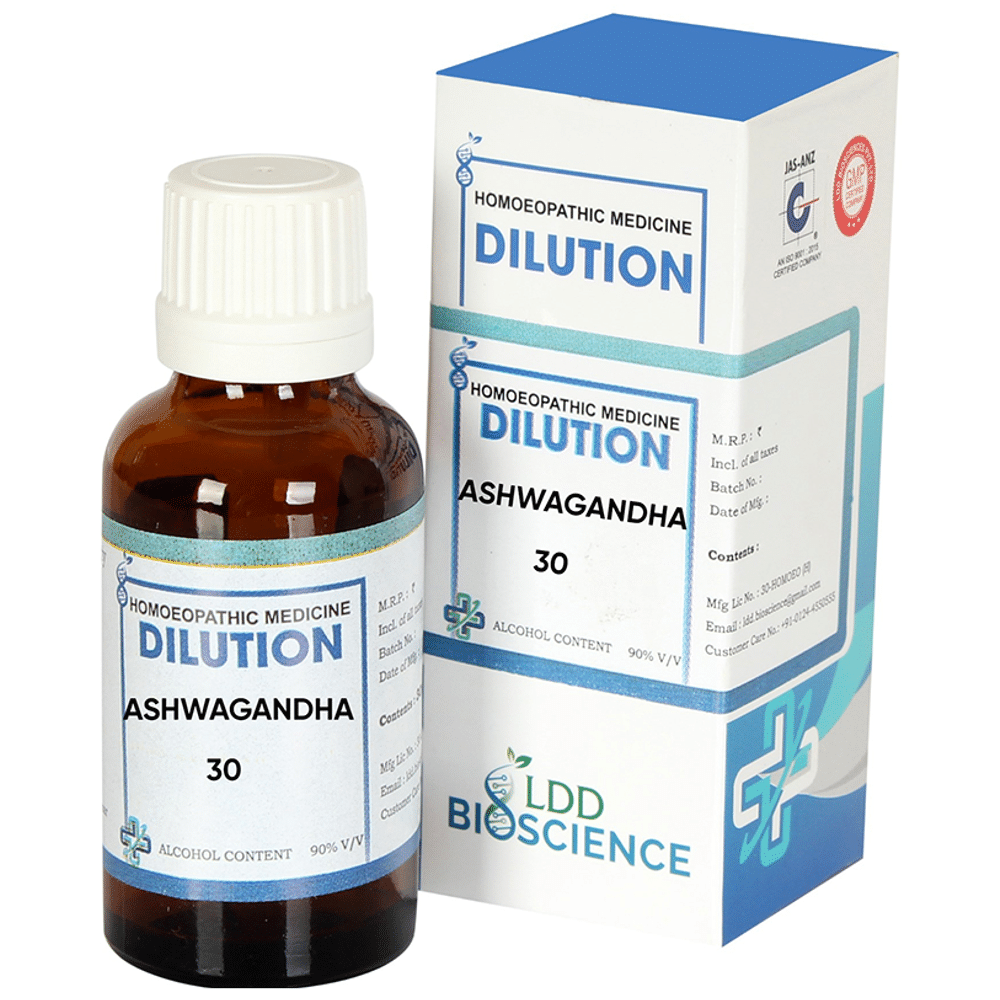 LDD Bioscience Ashwagandha Dilution 30 LDD Bioscience Ashwagandha Dilution 30