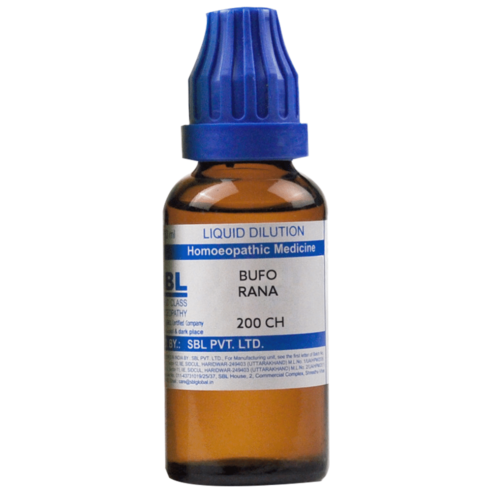 SBL Bufo Rana Dilution 200 CH SBL Bufo Rana Dilution 200 CH