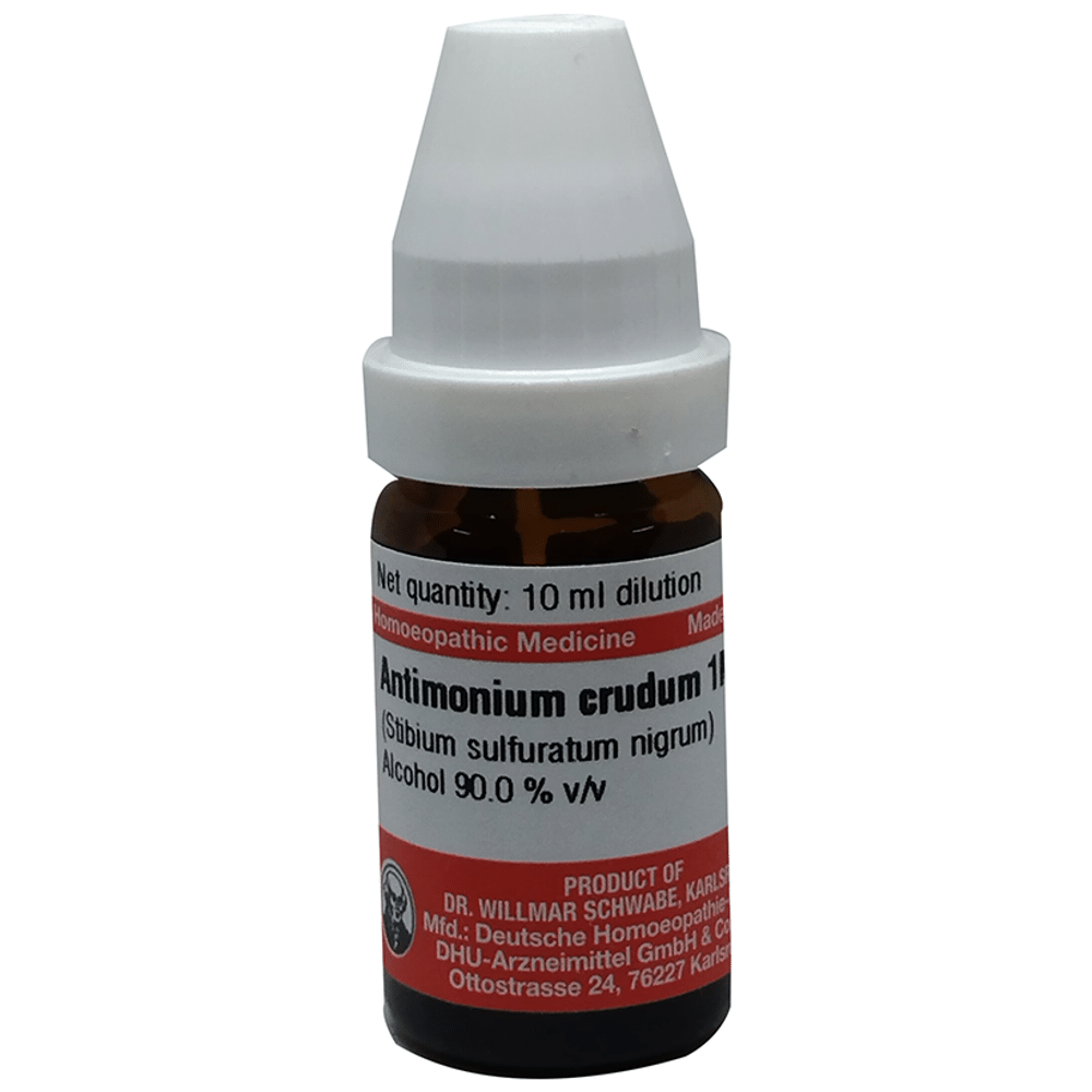 Dr Willmar Schwabe Germany Antimonium Crudum (Stibium Sulfuratum Nigrum) Dilution 1M Dr Willmar Schwabe Germany Antimonium Crudum (Stibium Sulfuratum Nigrum) Dilution 1M