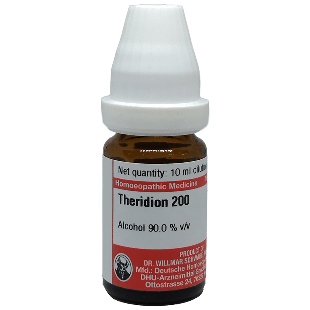 Dr Willmar Schwabe Germany Theridion Dilution 200 Dr Willmar Schwabe Germany Theridion Dilution 200