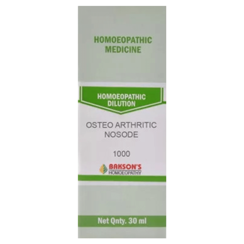 Bakson's Homeopathy Osteo Arthritic Nosode Dilution 1000 CH
