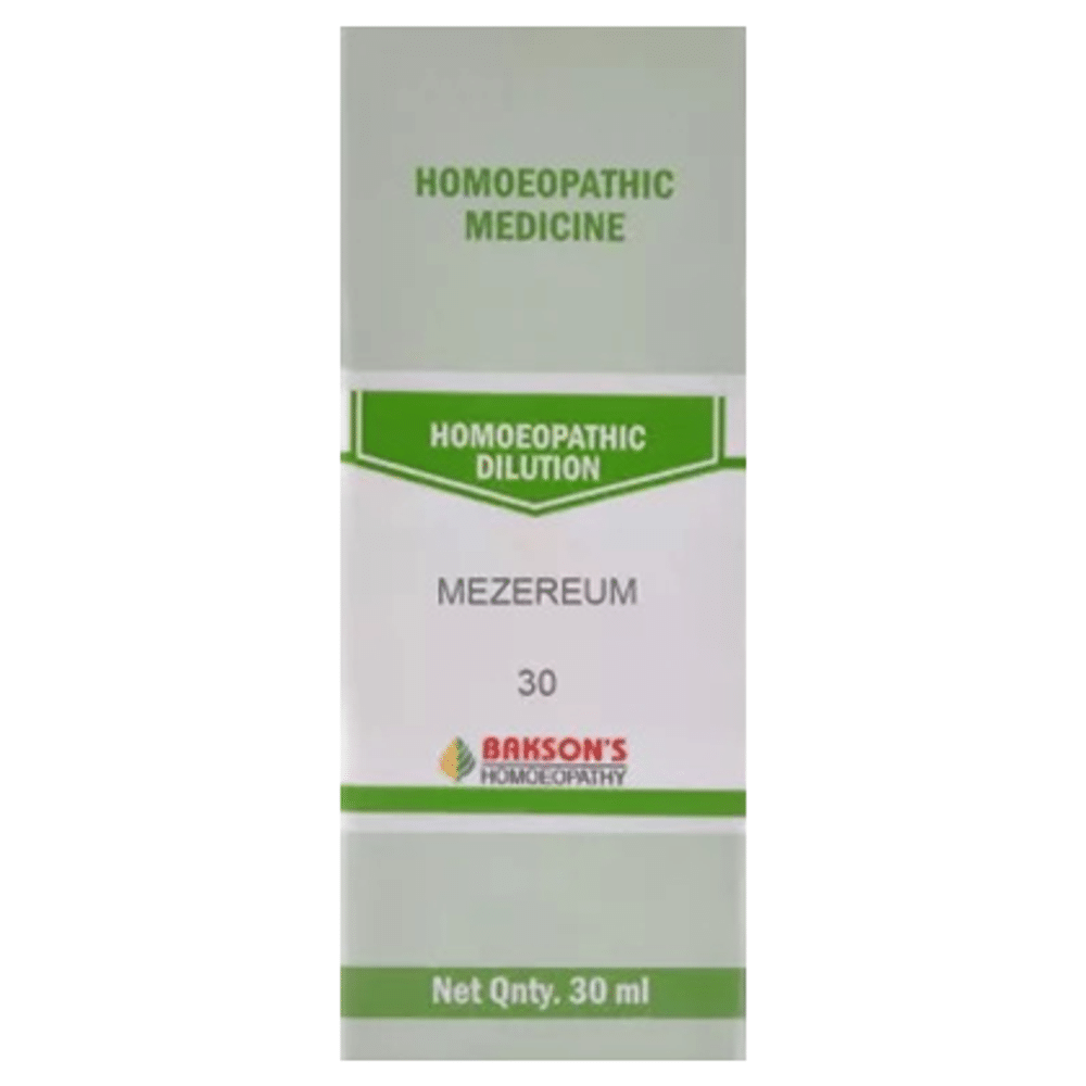 Bakson's Homeopathy Mezereum Dilution 30