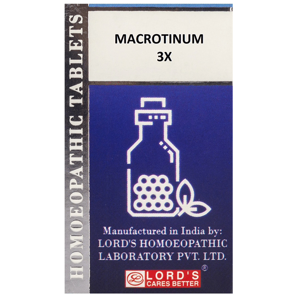 Lord's Macrotinum Trituration Tablet 3X