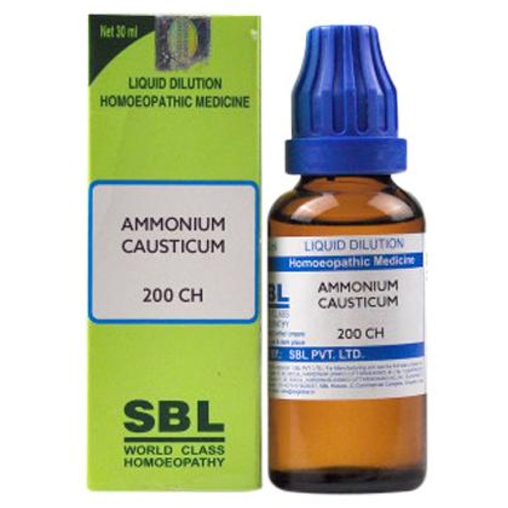 SBL Ammonium Causticum Dilution 200 CH SBL Ammonium Causticum Dilution 200 CH