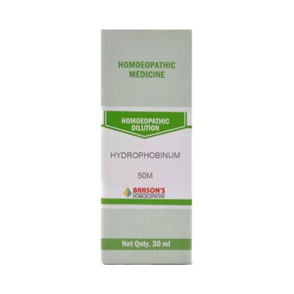 Bakson's Homeopathy Hydrophobinum Dilution 50M Bakson's Homeopathy Hydrophobinum Dilution 50M