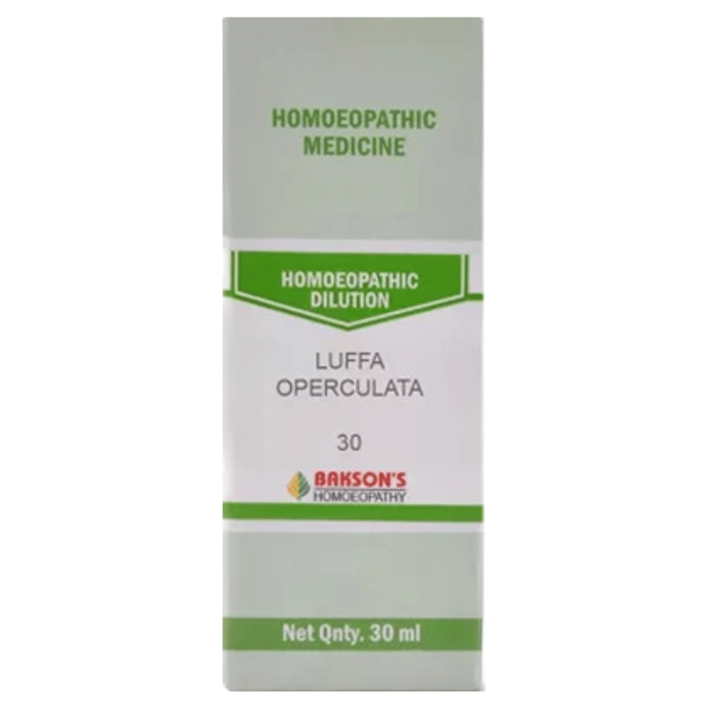Bakson's Homeopathy Luffa Operculata Dilution 30 Bakson's Homeopathy Luffa Operculata Dilution 30