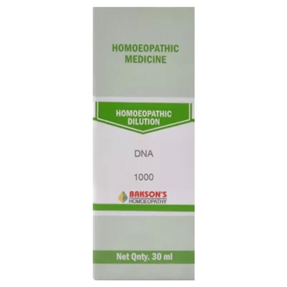 Bakson's Homeopathy Dilution DNA 1000 CH Bakson's Homeopathy Dilution DNA 1000 CH