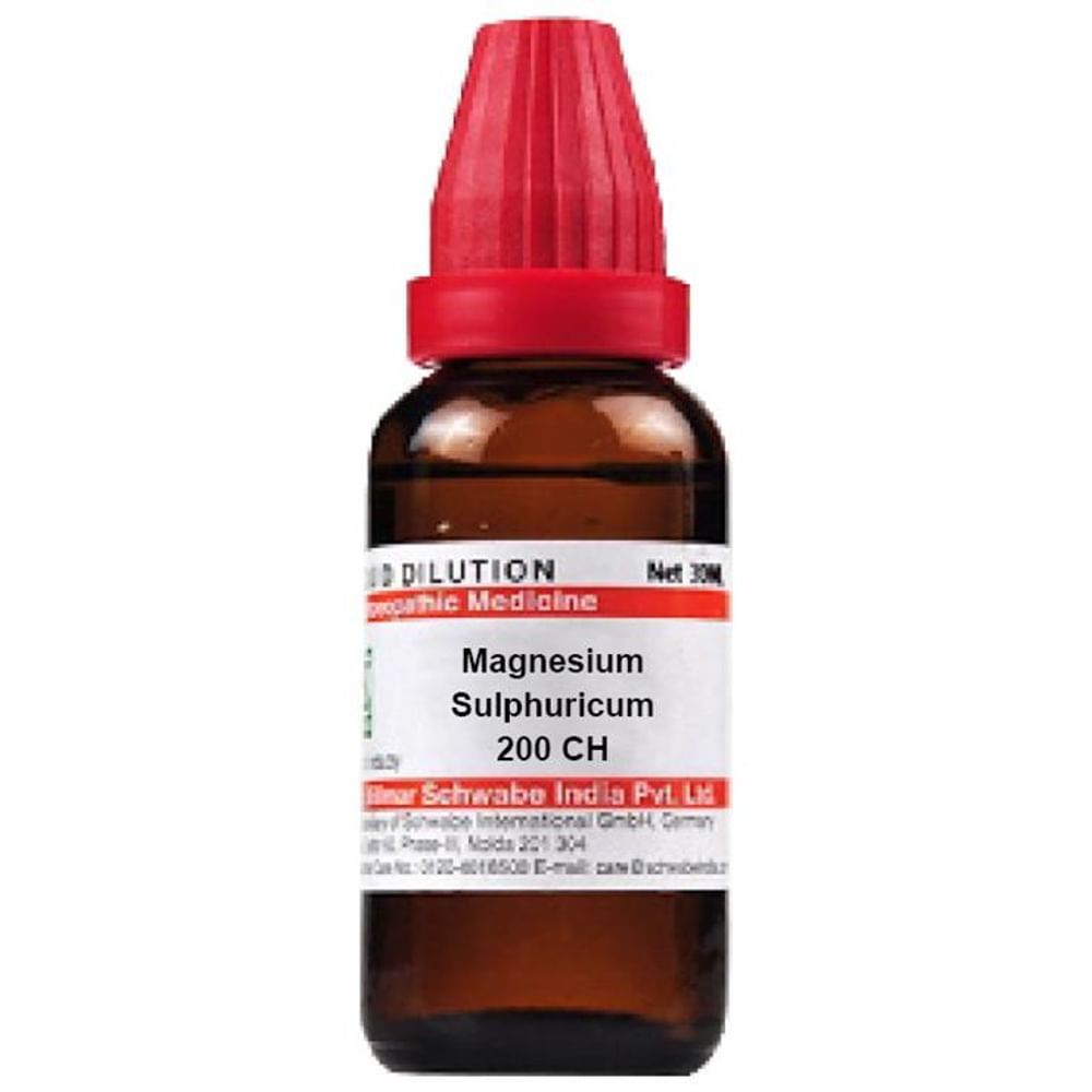 Dr Willmar Schwabe India Magnesium Sulphuricum Dilution 200 CH Dr Willmar Schwabe India Magnesium Sulphuricum Dilution 200 CH