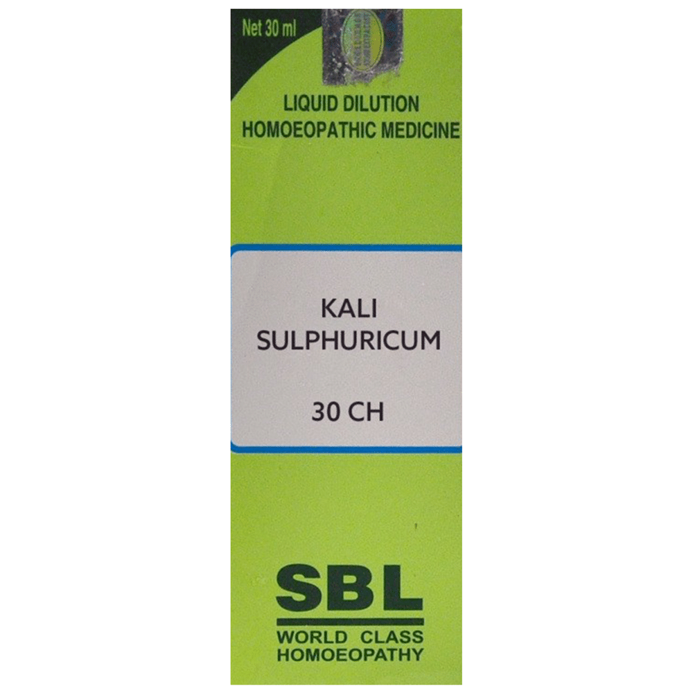 SBL Kali Sulphuricum Dilution 30 CH SBL Kali Sulphuricum Dilution 30 CH
