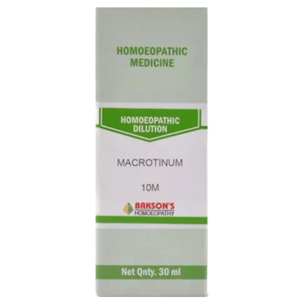 Bakson's Homeopathy Macrotinum Dilution 10M