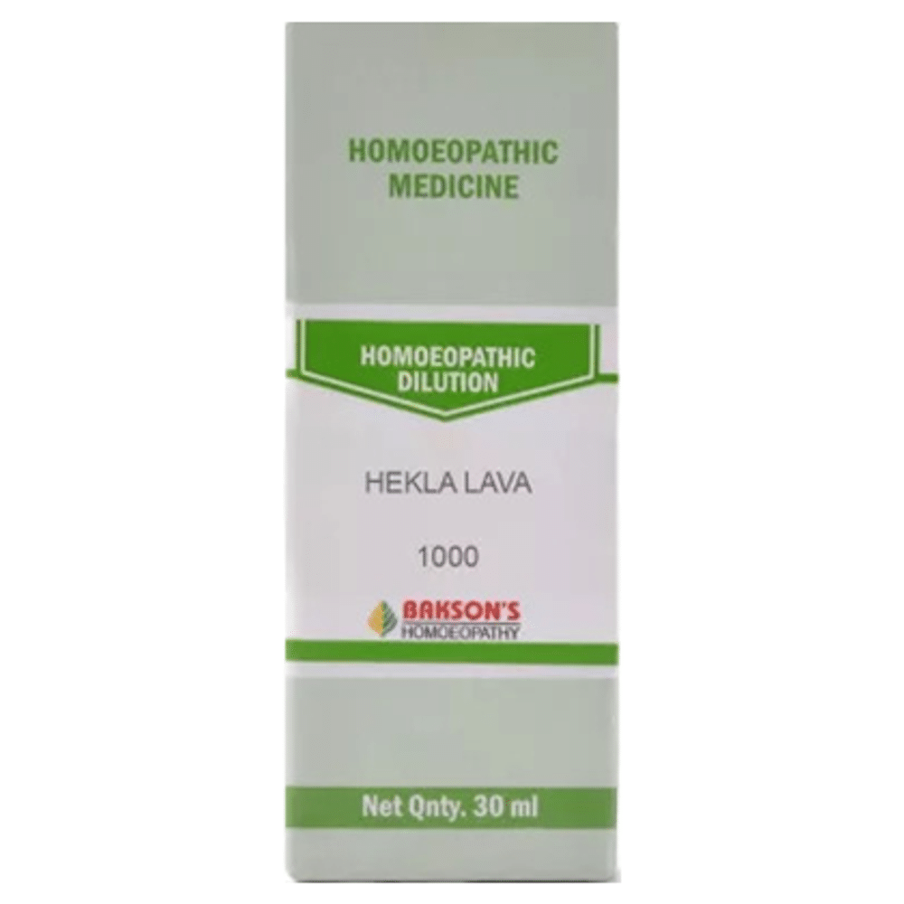 Bakson's Homeopathy Hekla Lava Dilution 1000 CH Bakson's Homeopathy Hekla Lava Dilution 1000 CH