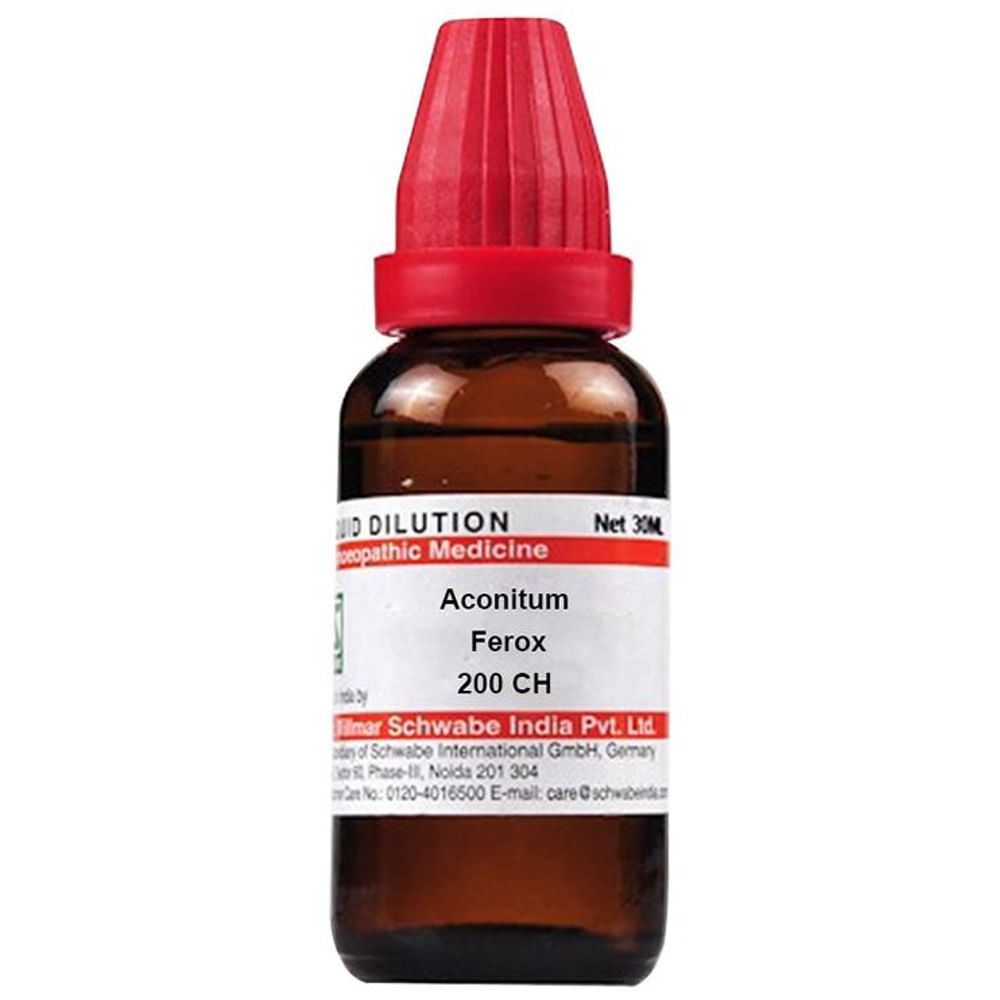 Dr Willmar Schwabe India Aconitum Ferox Dilution 200 CH Dr Willmar Schwabe India Aconitum Ferox Dilution 200 CH