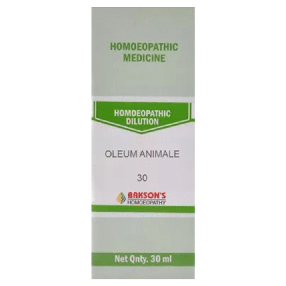Bakson's Homeopathy Oleum Animale Dilution 30