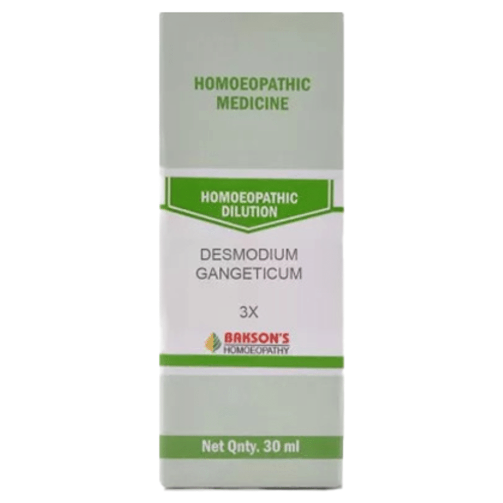 Bakson's Homeopathy Desmodium Ganeticum Dilution 3X Bakson's Homeopathy Desmodium Ganeticum Dilution 3X