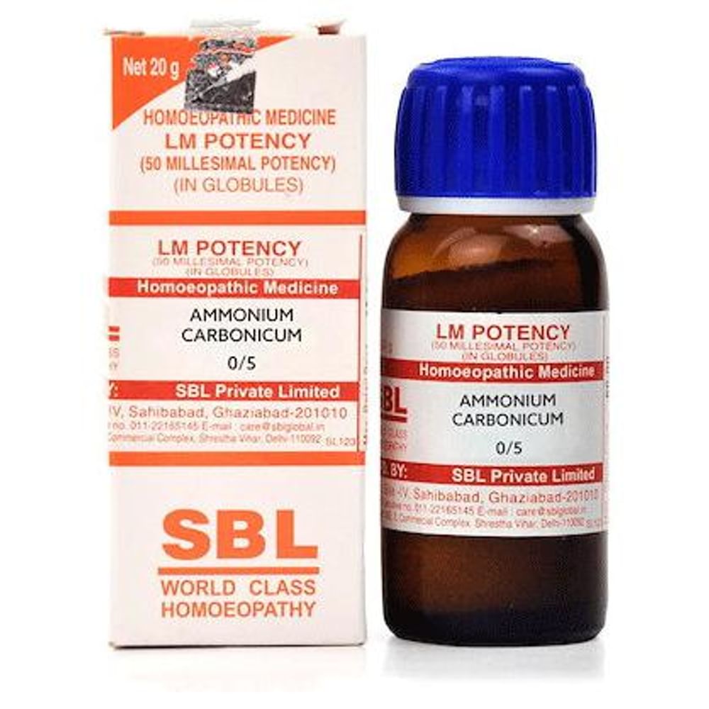 SBL Ammonium Carbonicum 0/5 LM SBL Ammonium Carbonicum 0/5 LM