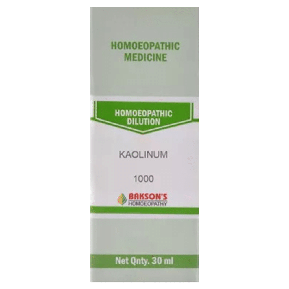 Bakson's Homeopathy Kaolinum Dilution 1000 CH Bakson's Homeopathy Kaolinum Dilution 1000 CH