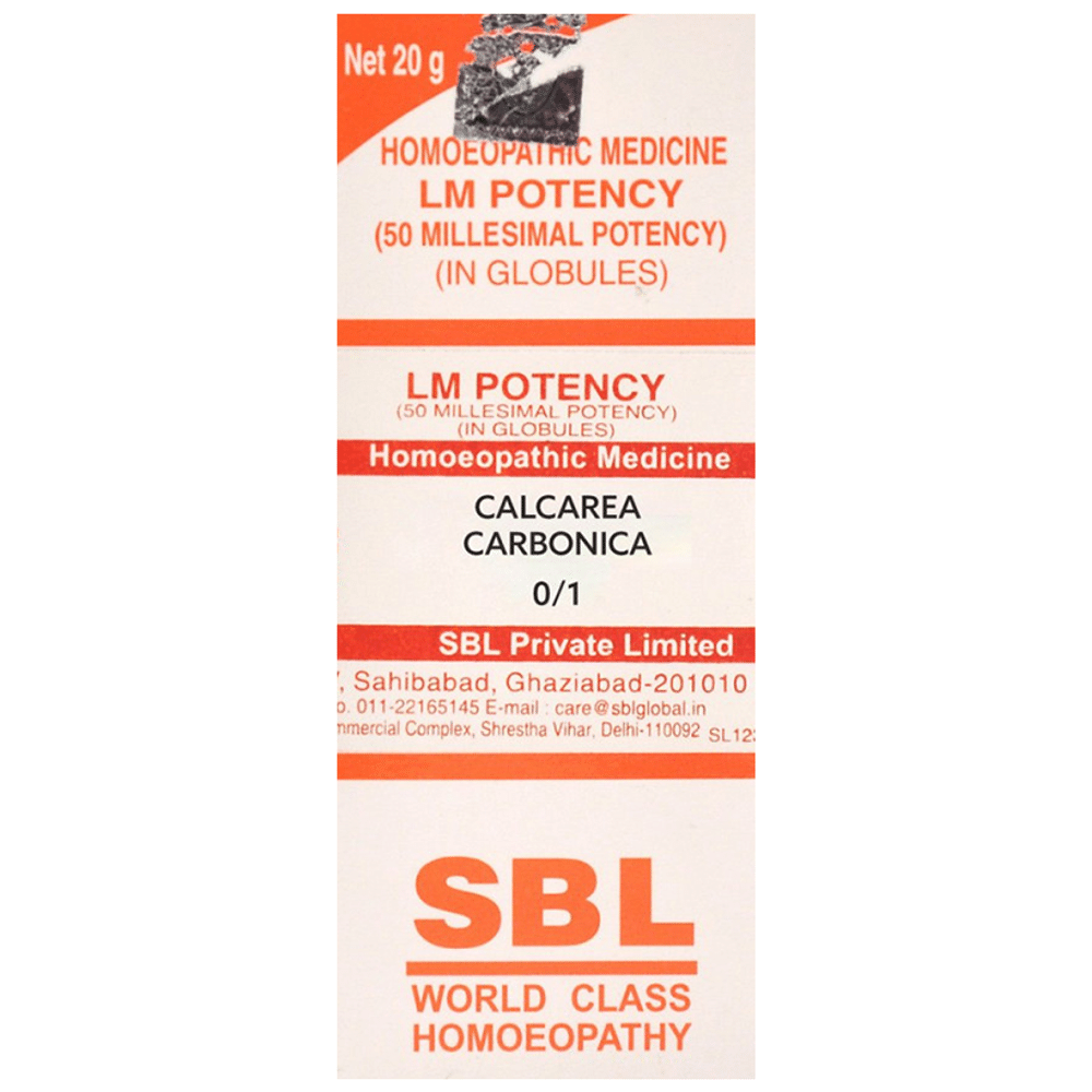 SBL Calcarea Carbonica 0/1 LM SBL Calcarea Carbonica 0/1 LM