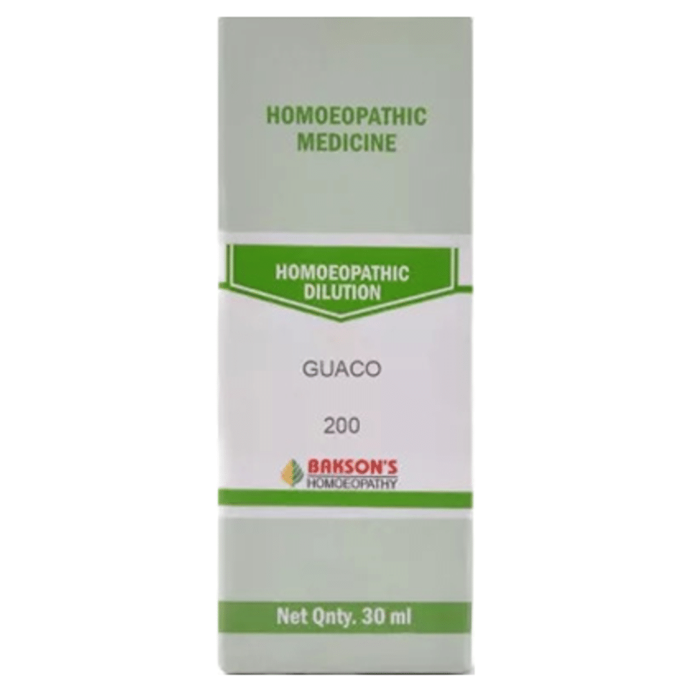 Bakson's Homeopathy Guaco Dilution 200 Bakson's Homeopathy Guaco Dilution 200