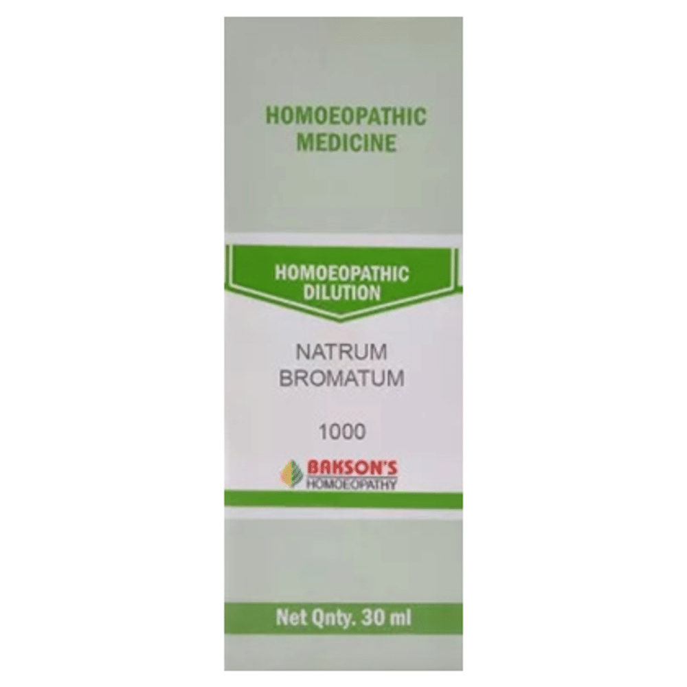 Bakson's Homeopathy Natrum Bromatum Dilution 1000 CH