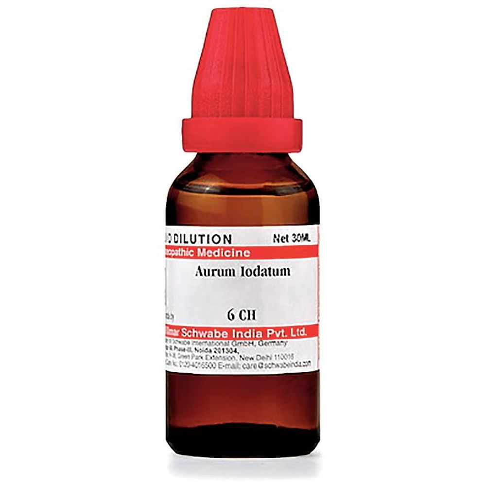 Dr Willmar Schwabe India Aurum Iodatum Dilution 6 CH Dr Willmar Schwabe India Aurum Iodatum Dilution 6 CH