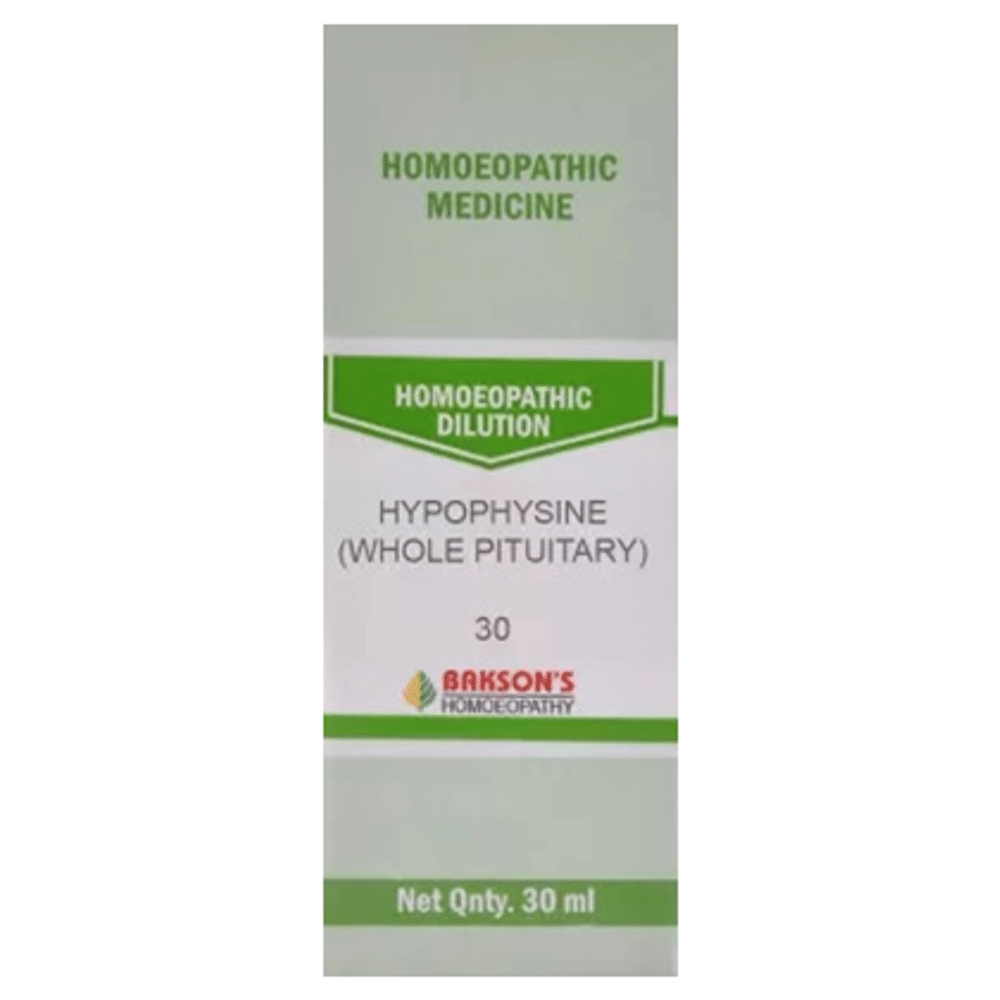 Bakson's Homeopathy Hypophysine (Whole Pituitary) Dilution 30