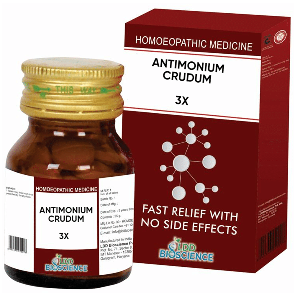 LDD Bioscience Antimonium Crudum 3X LDD Bioscience Antimonium Crudum 3X