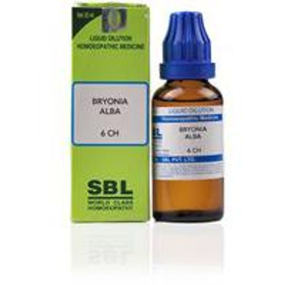 SBL Bryonia Alba Dilution 6 CH SBL Bryonia Alba Dilution 6 CH
