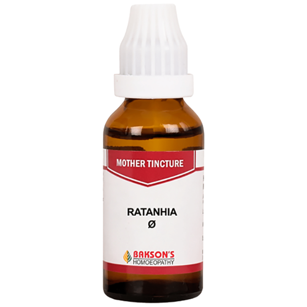 Bakson's Homeopathy Ratanhia Mother Tincture Q Bakson's Homeopathy Ratanhia Mother Tincture Q