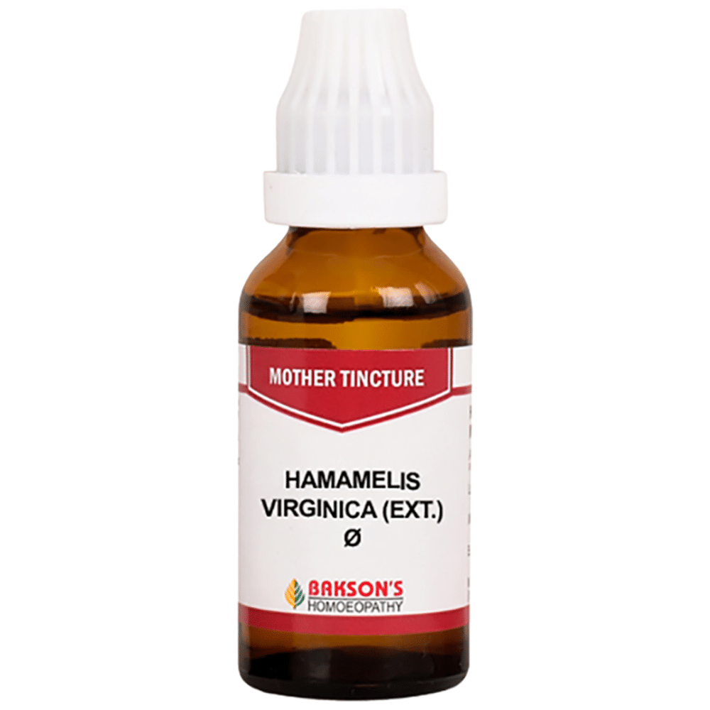 Bakson's Homeopathy Hamamelis Virginica (Ext.) Mother Tincture Q Bakson's Homeopathy Hamamelis Virginica (Ext.) Mother Tincture Q