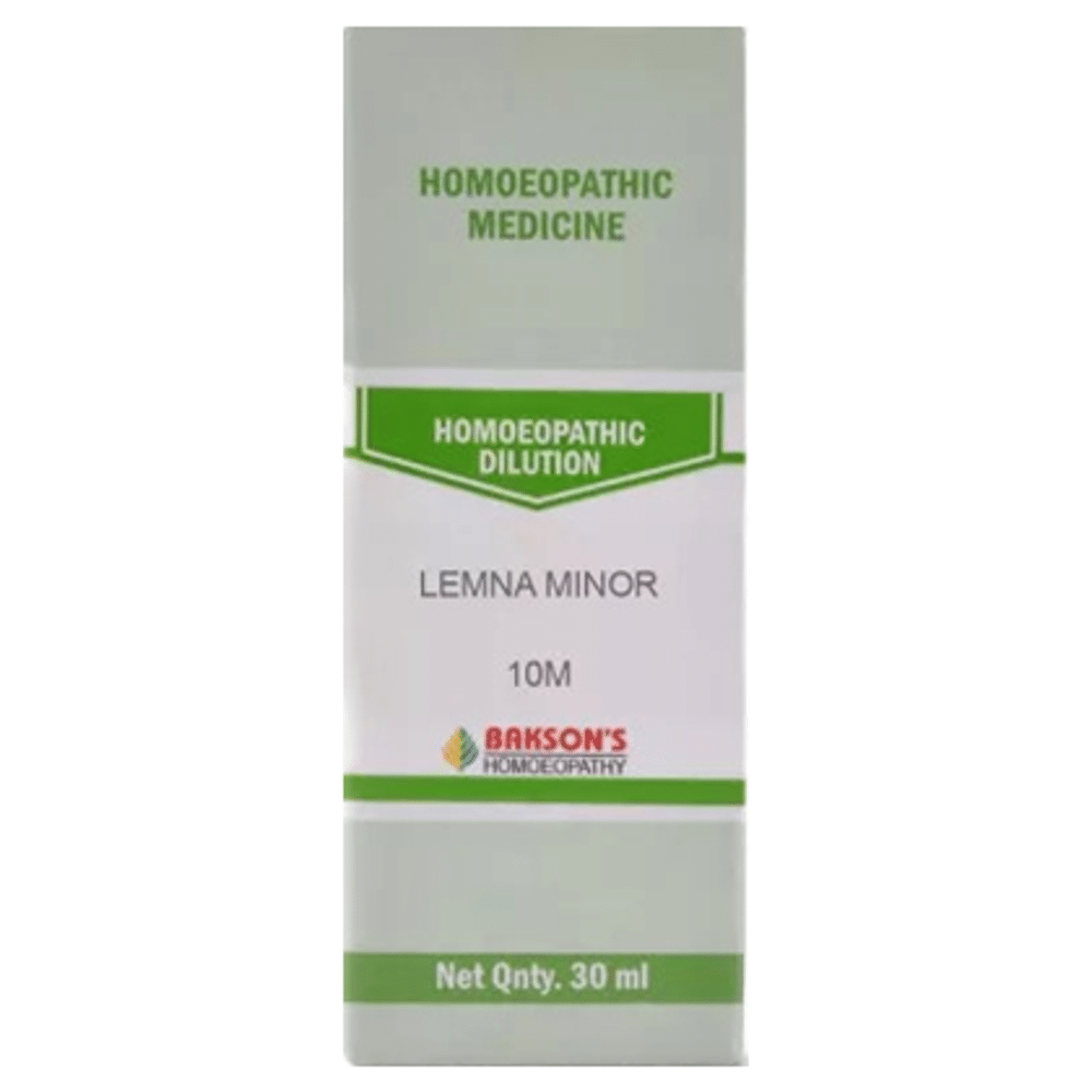 Bakson's Homeopathy Lemna Minor Dilution 10M Bakson's Homeopathy Lemna Minor Dilution 10M