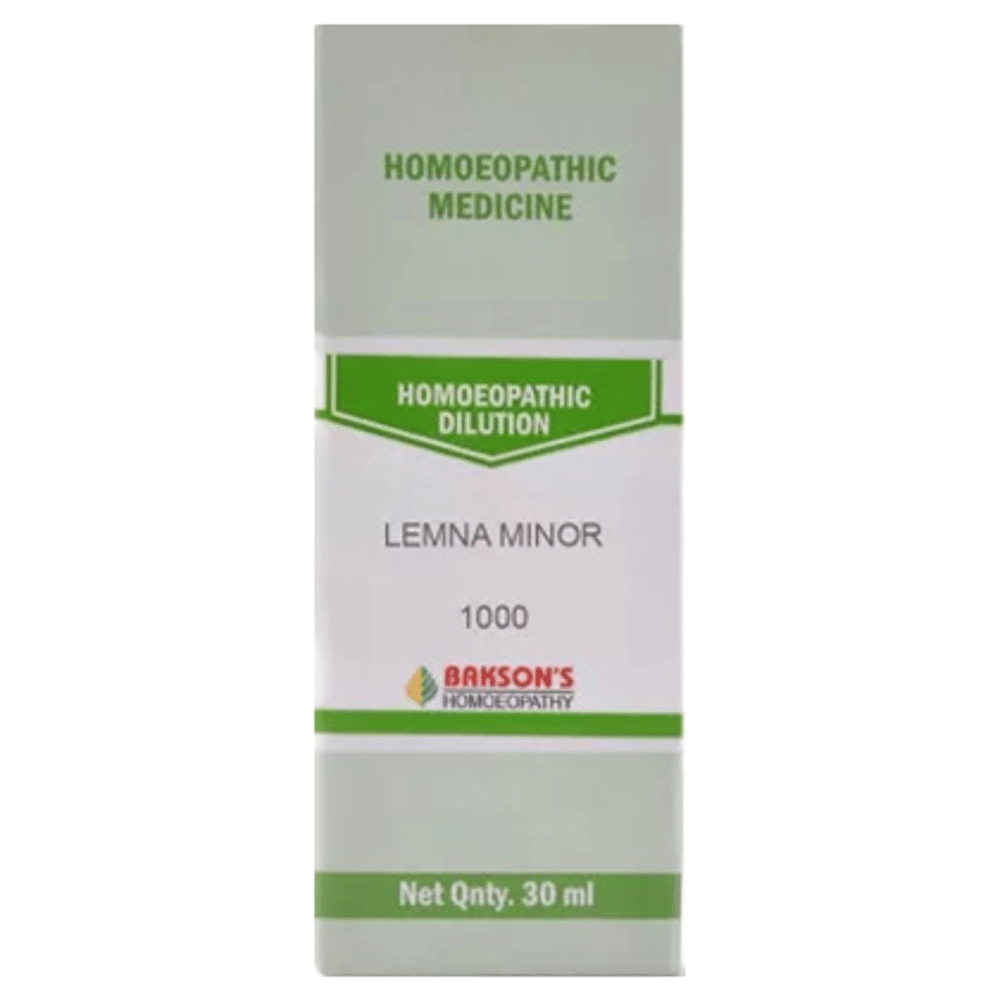 Bakson's Homeopathy Lemna Minor Dilution 1000 CH Bakson's Homeopathy Lemna Minor Dilution 1000 CH