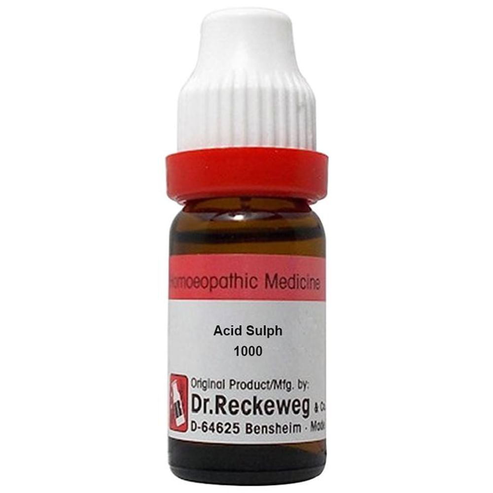 Dr. Reckeweg Acid Sulph Dilution 1000 CH Dr. Reckeweg Acid Sulph Dilution 1000 CH