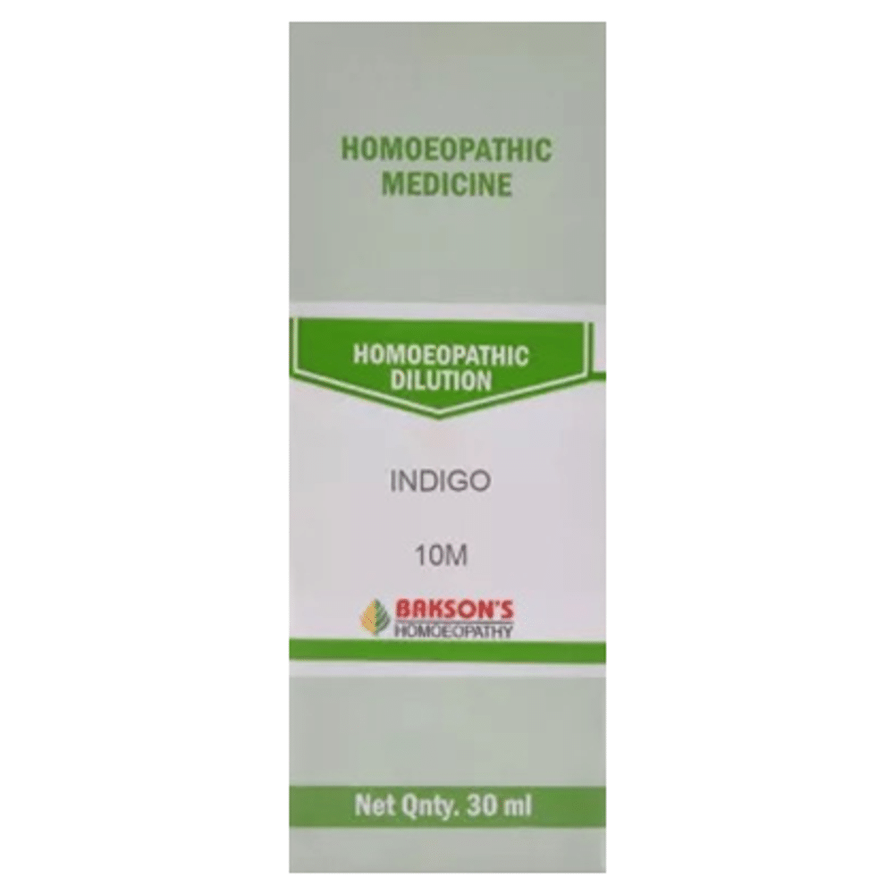 Bakson's Homeopathy Indigo Dilution 10M