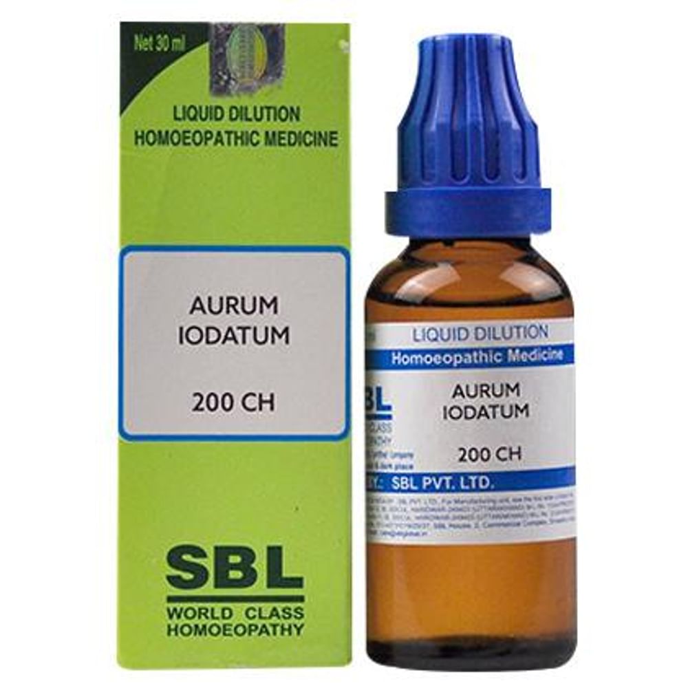 SBL Aurum Iodatum Dilution 200 CH SBL Aurum Iodatum Dilution 200 CH