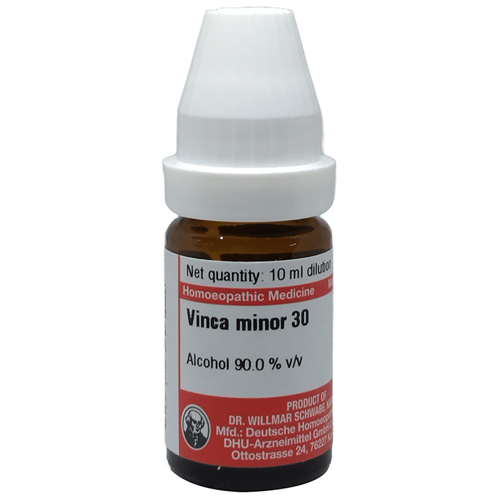 Dr Willmar Schwabe Germany Vinca Minor Dilution 30 Dr Willmar Schwabe Germany Vinca Minor Dilution 30
