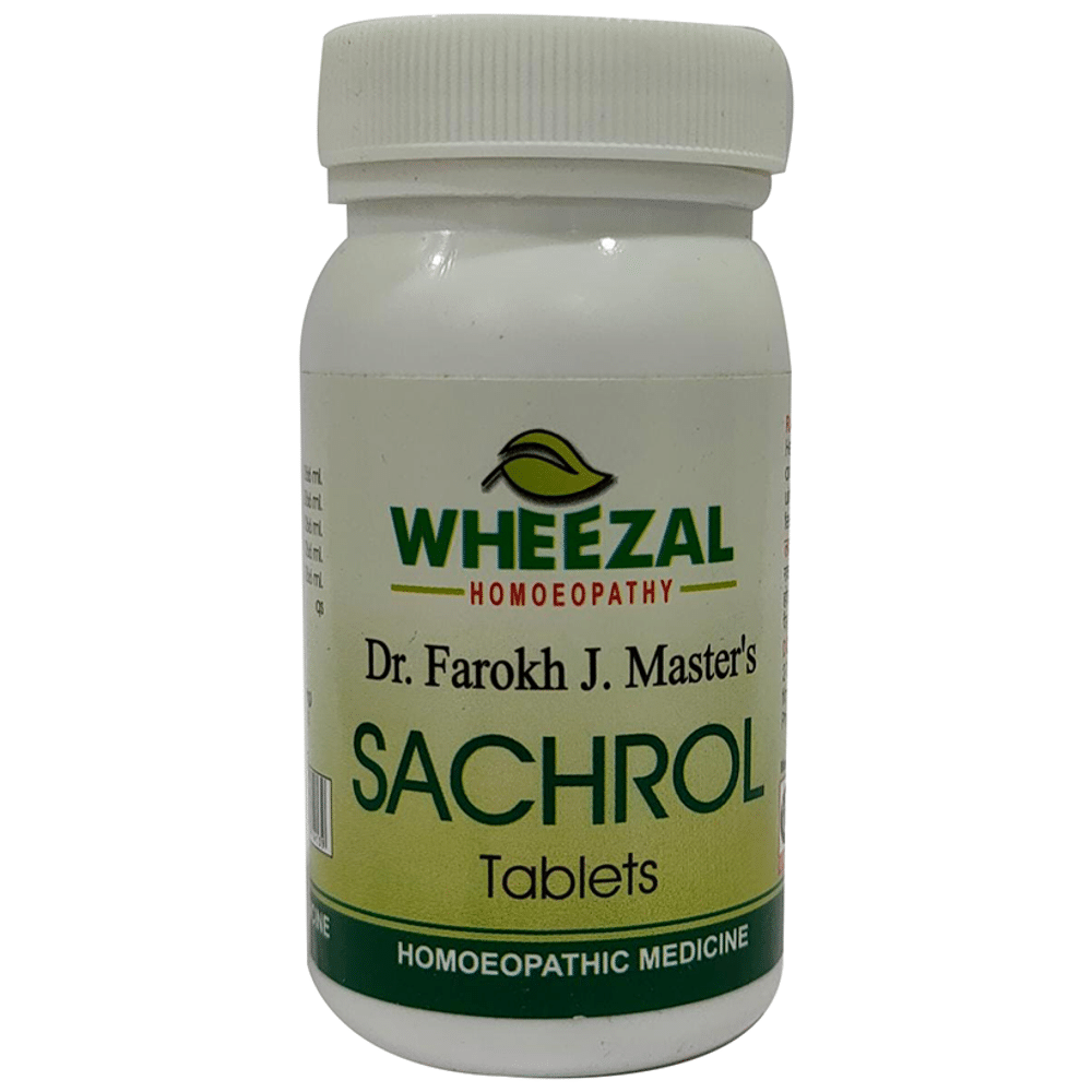 Wheezal Dr. Farokh J. Master's Sachrol Tablet Wheezal Dr. Farokh J. Master's Sachrol Tablet
