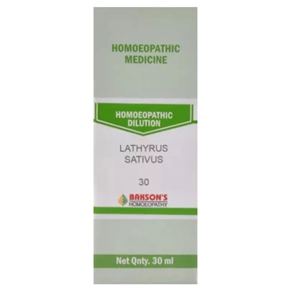 Bakson's Homeopathy Lathyrus Sativus Dilution 30 Bakson's Homeopathy Lathyrus Sativus Dilution 30