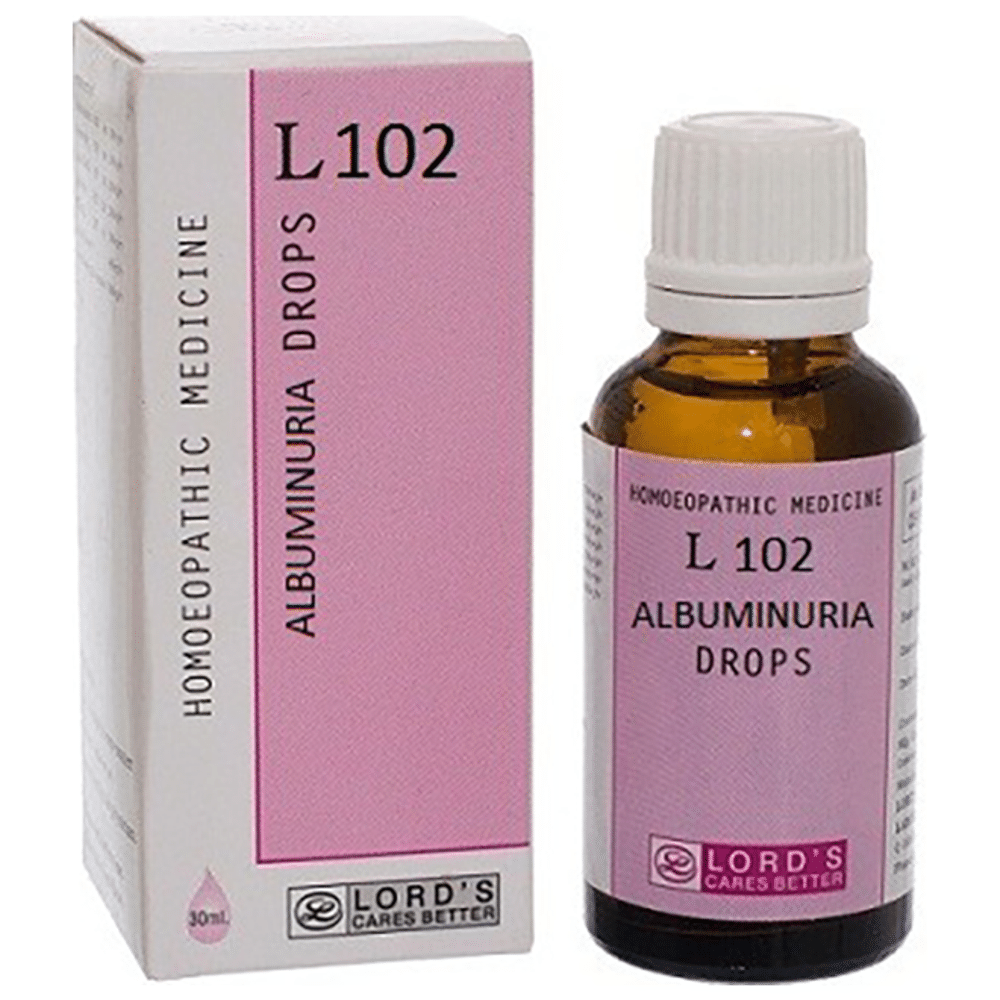 Lord's L 102 Albuminuria Drop Lord's L 102 Albuminuria Drop