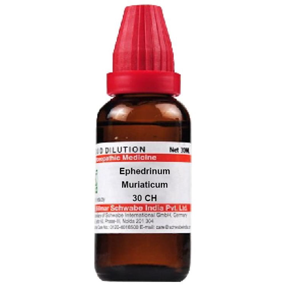 Dr Willmar Schwabe India Ephedrinum Muriaticum Dilution 30 CH Dr Willmar Schwabe India Ephedrinum Muriaticum Dilution 30 CH