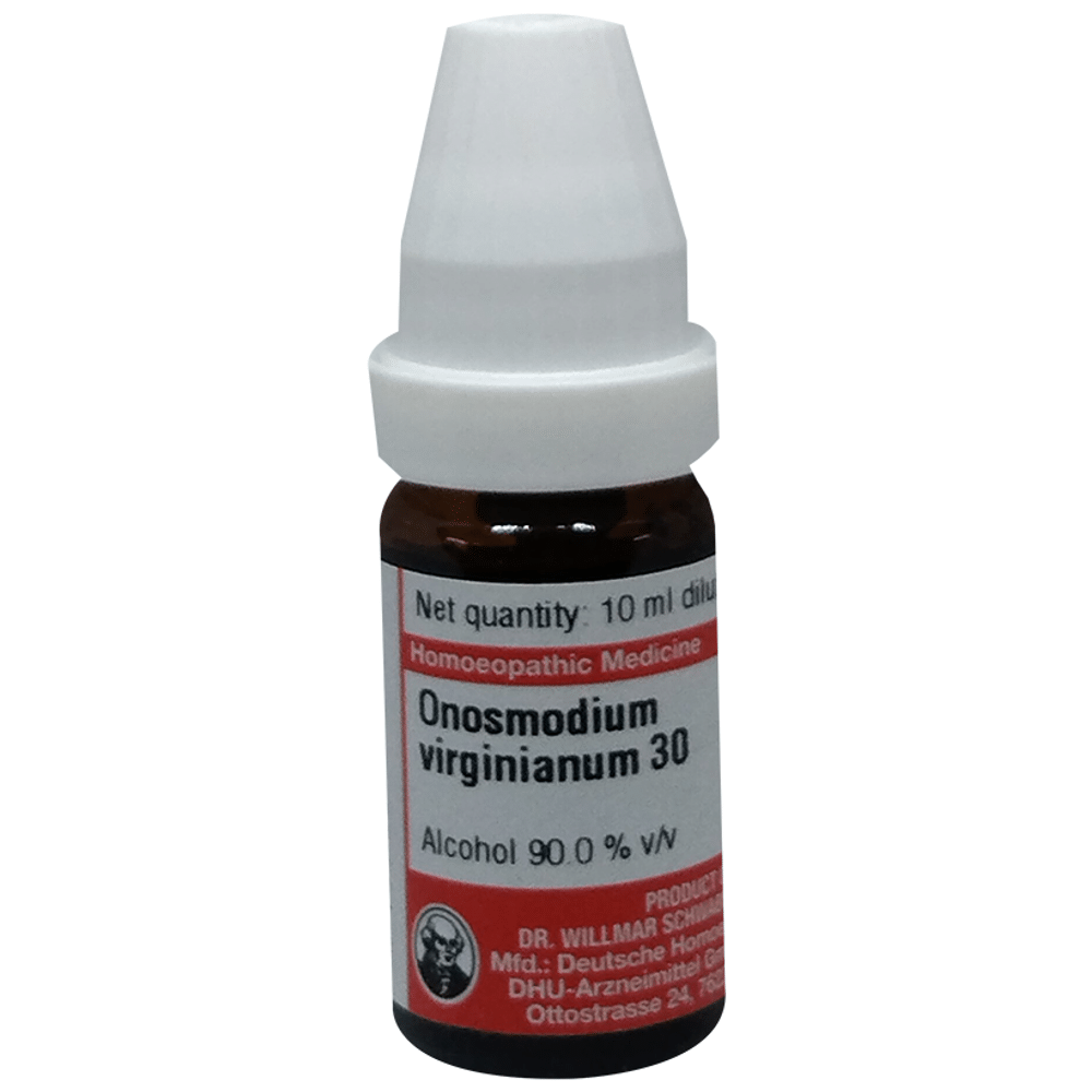 Dr Willmar Schwabe Germany Onosmodium Virginianum Dilution 30 Dr Willmar Schwabe Germany Onosmodium Virginianum Dilution 30