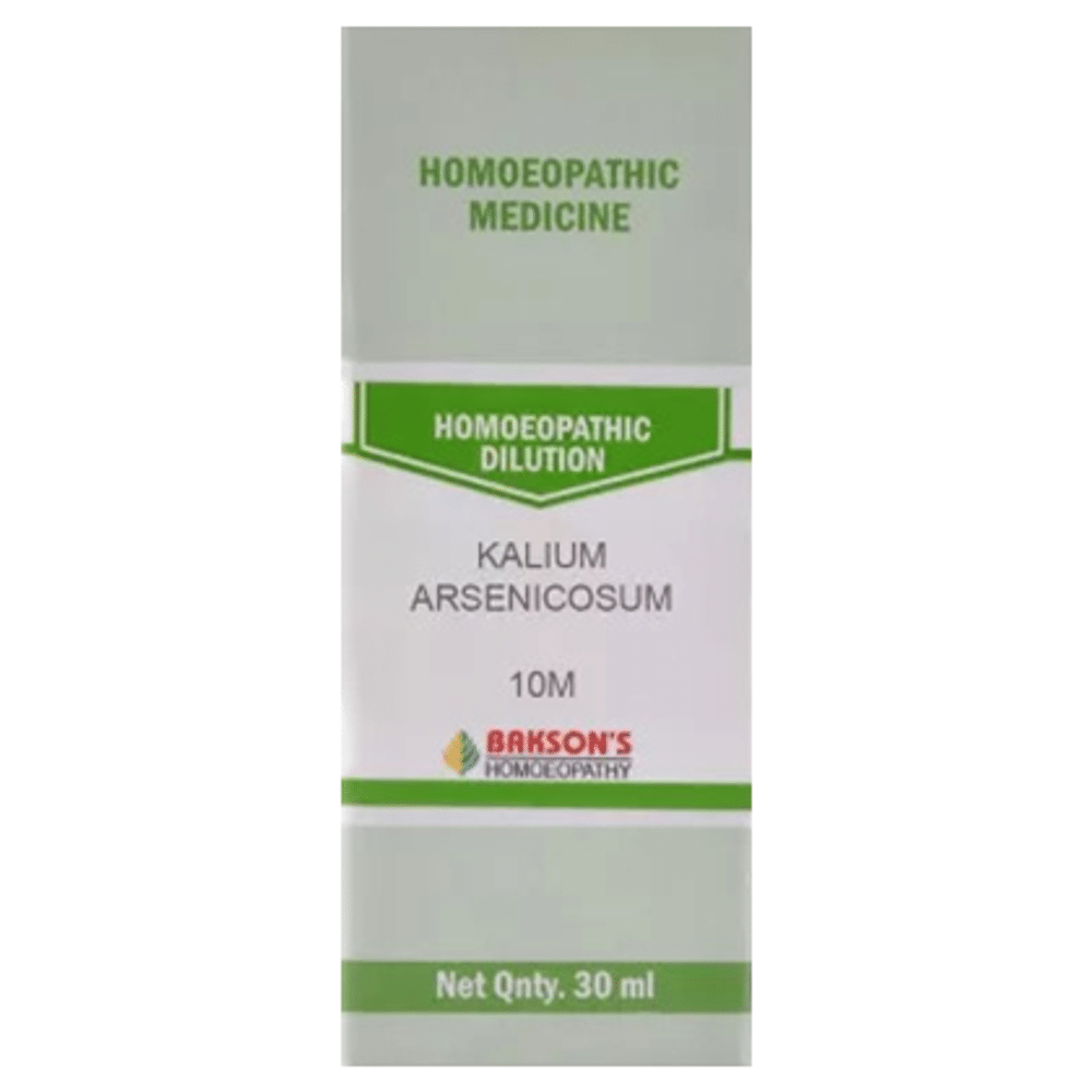 Bakson's Homeopathy Kalium Arsenicosum Dilution 10M Bakson's Homeopathy Kalium Arsenicosum Dilution 10M