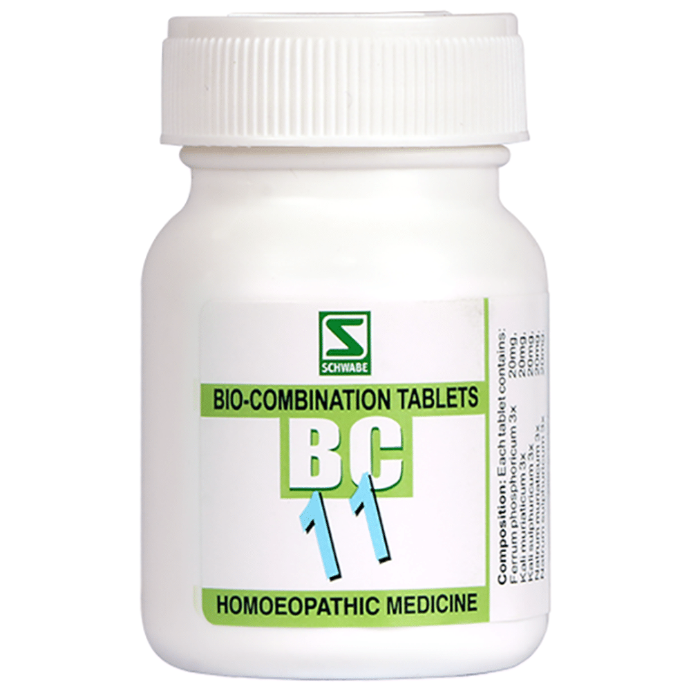 Dr Willmar Schwabe India Bio-Combination 11 (BC 11) Tablet Dr Willmar Schwabe India Bio-Combination 11 (BC 11) Tablet