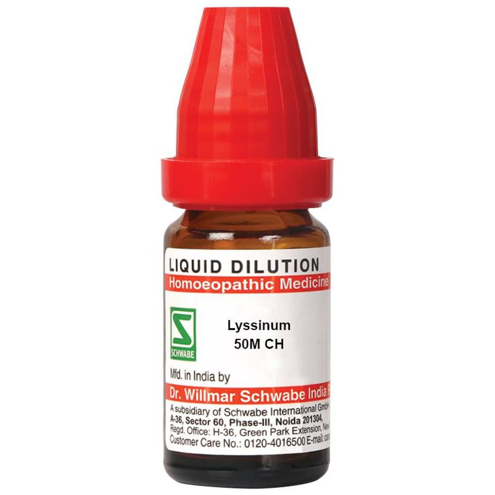 Dr Willmar Schwabe India Lyssinum Dilution 50M CH