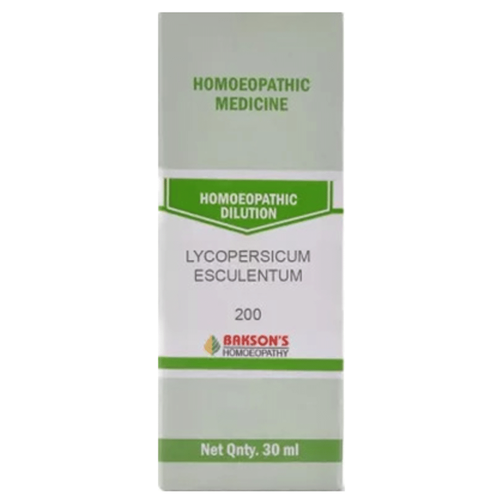 Bakson's Homeopathy Lycopersicum Esculentum Dilution 200 Bakson's Homeopathy Lycopersicum Esculentum Dilution 200