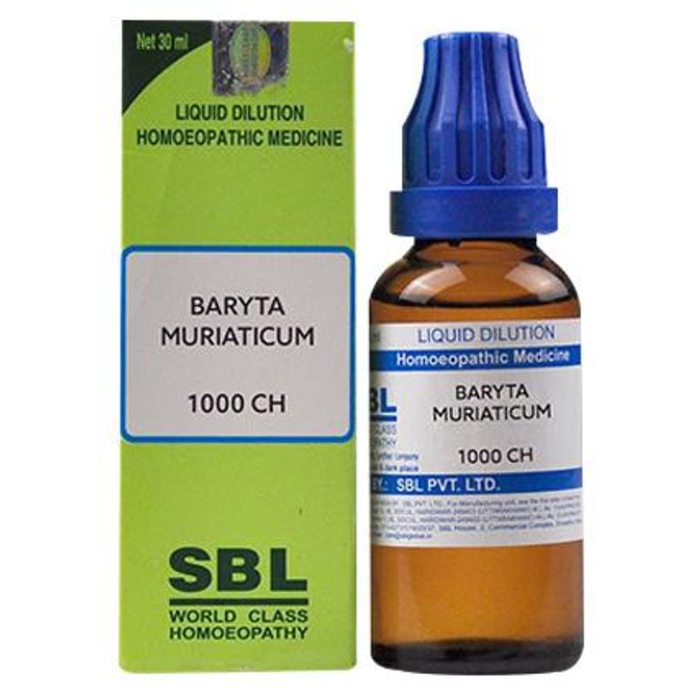SBL Baryta Muriaticum Dilution 1000 CH SBL Baryta Muriaticum Dilution 1000 CH
