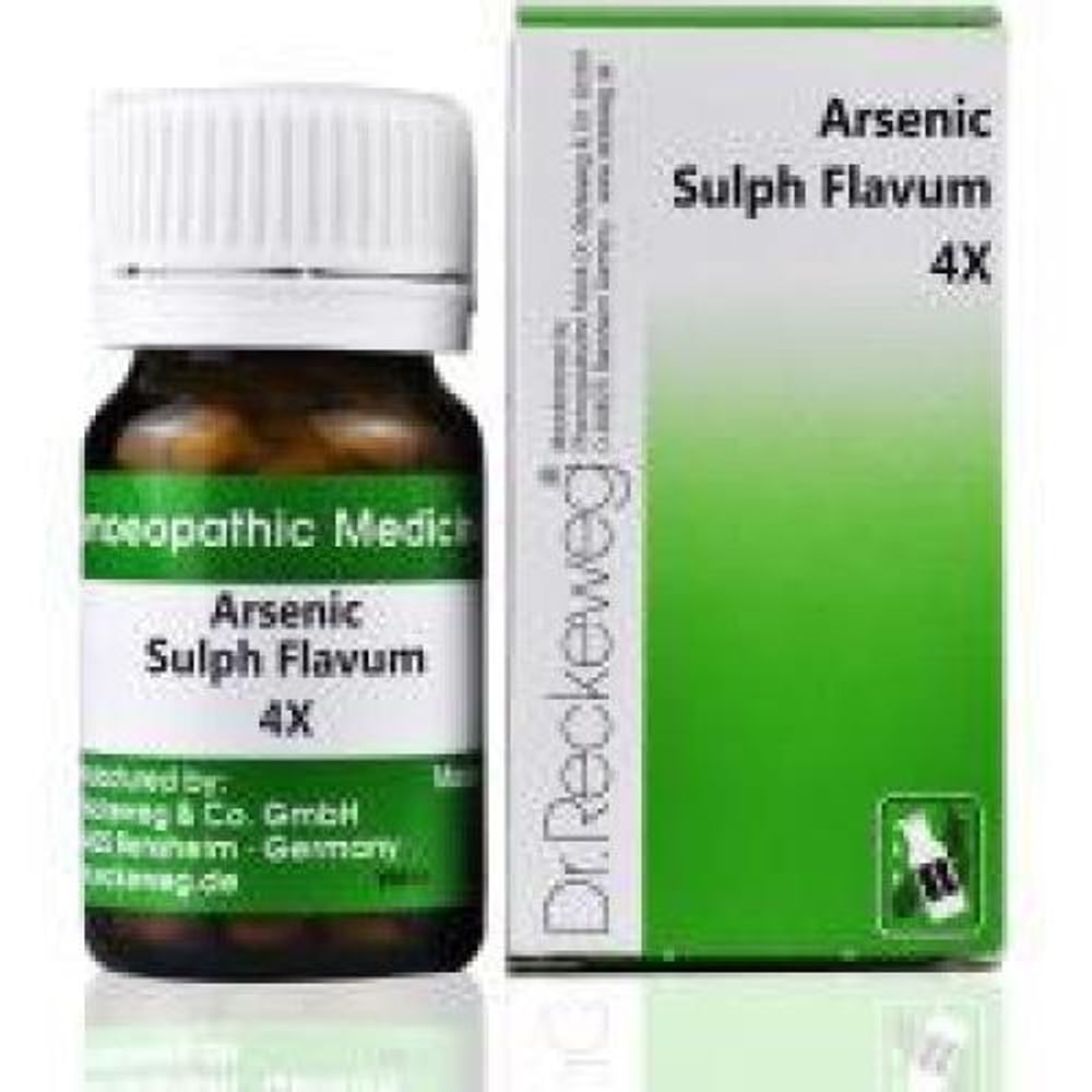 Dr. Reckeweg Arsenic Sulph Flavum Trituration Tablet 4X Dr. Reckeweg Arsenic Sulph Flavum Trituration Tablet 4X