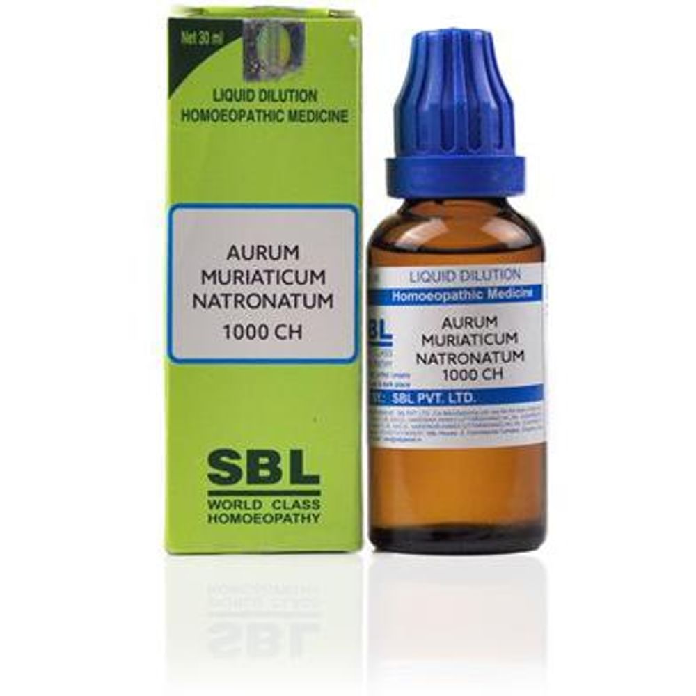 SBL Aurum Muriaticum Natronatum Dilution 1000 CH SBL Aurum Muriaticum Natronatum Dilution 1000 CH