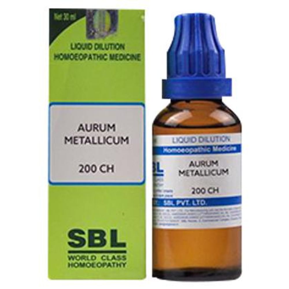 SBL Aurum Metallicum Dilution 200 CH SBL Aurum Metallicum Dilution 200 CH